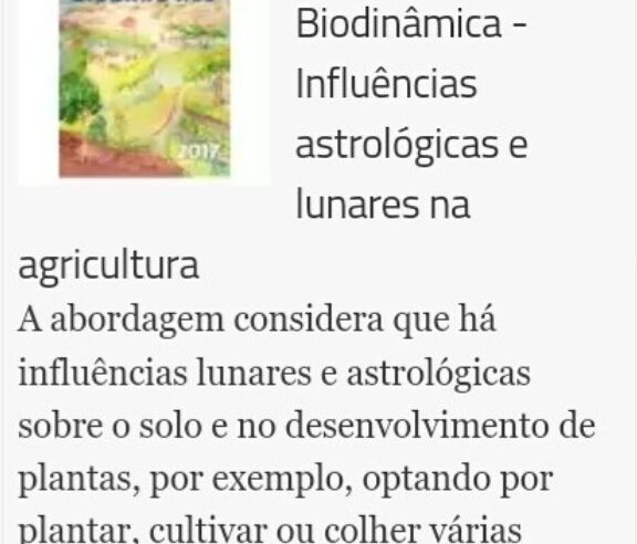 Agricultura Biodinâmica