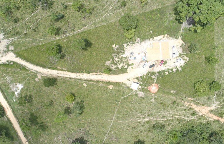 Foto aérea feita por um drone